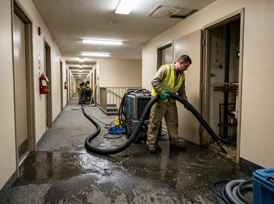 multi-unit-apartment-hallway-f-005 — frequently asked questions, Emergency Burst Pipe Water Extraction & Removal in Platte C…